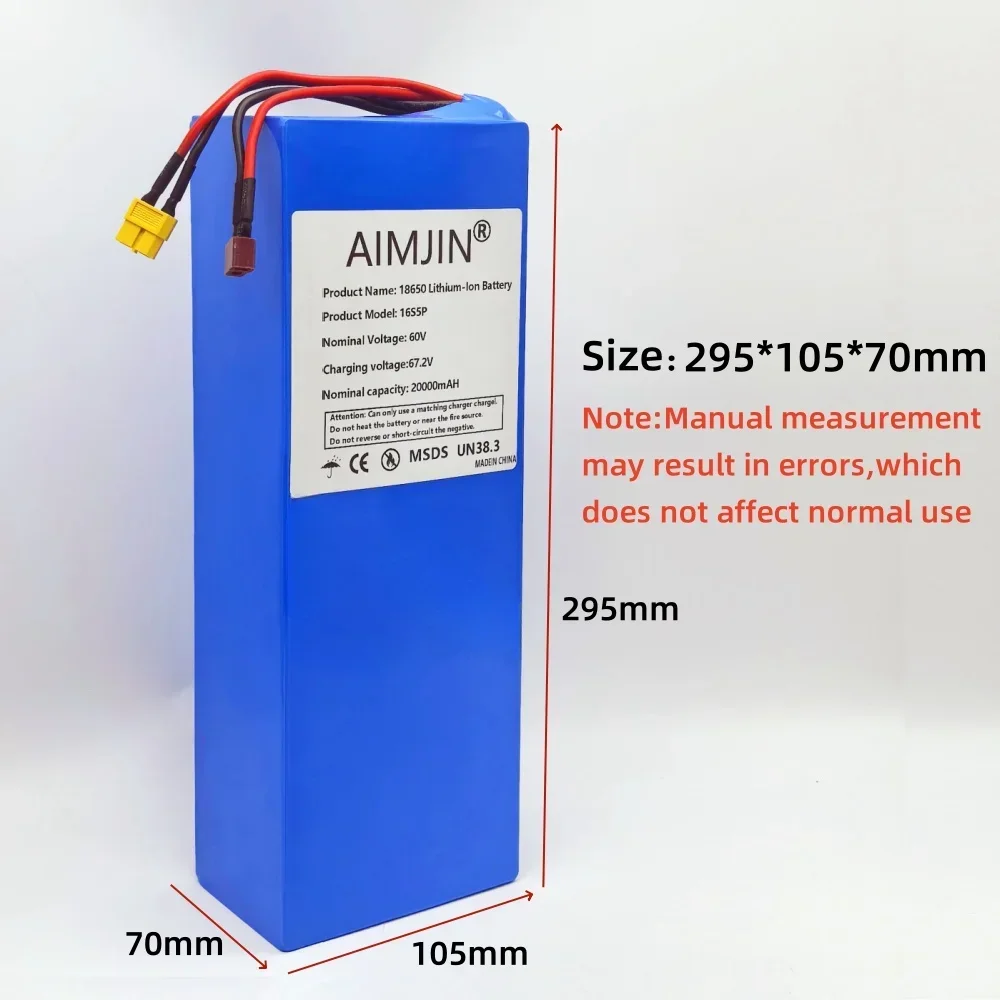 20000 мАч 16S5P 60 В литий-ион – обзор и цена 72V 40Ah Lifepo4 Battery Pack