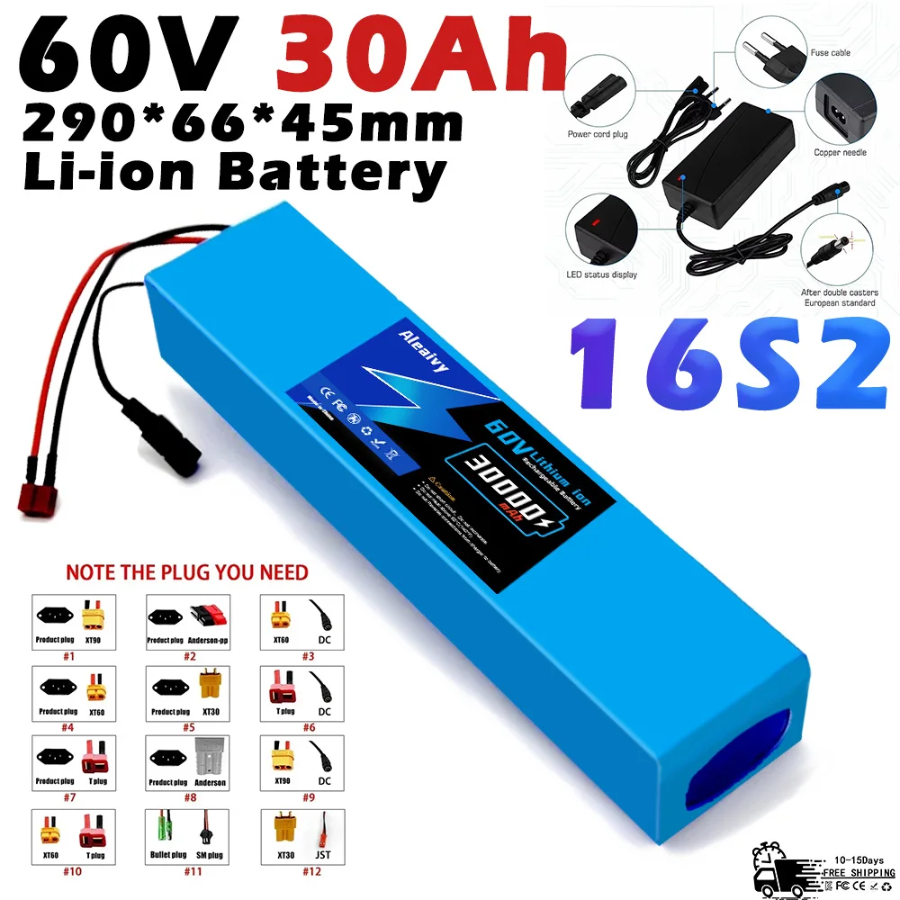 2025 Модернизированный литий-и – обзор и цена 60V 50Ah Electric Scooter Battery